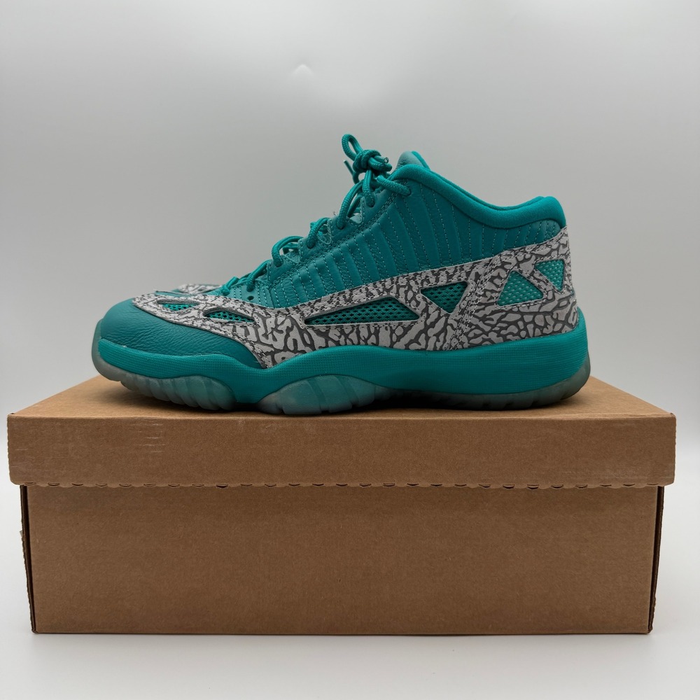 Nike Air Jordan 11 Retro Low IE Mens Size 9.5 Rio Teal Athletic Shoes Sneakers